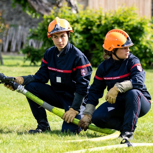 Saintes : 3 ans pour devenir jeune sapeur-pompier
